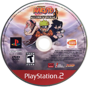 Naruto: Ultimate Ninja - Disc Image