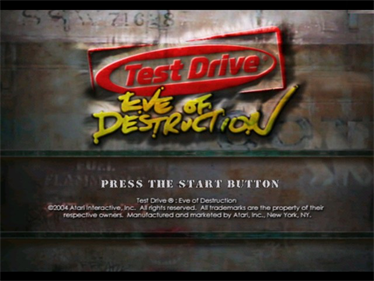 Test Drive: Eve of Destruction - Screenshot - Game Title Image
