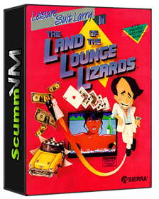 Leisure Suit Larry in the Land of the Lounge Lizards - Box - 3D Image