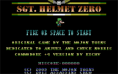 Sgt. Helmet Zero - Screenshot - Game Title Image