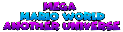 Mega Mario World: Another Universe - Clear Logo Image