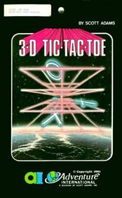 3-D Tic-Tac-Toe (Adventure International) - Box - Front - Reconstructed Image