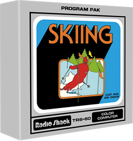 Skiing - Box - 3D Image