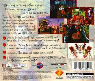 Crash Bandicoot - Box - Back Image