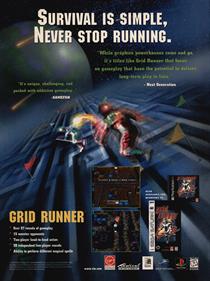 Grid Runner - Advertisement Flyer - Front Image