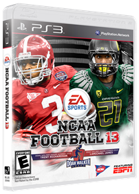 NCAA Football 13 - Box - 3D Image