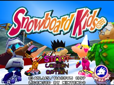 Snowboard Kids - Screenshot - Game Title Image