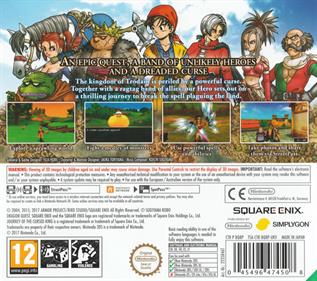 Dragon Quest VIII: Journey of the Cursed King - Box - Back Image