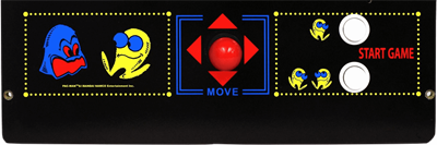 Pac-Man - Arcade - Control Panel Image