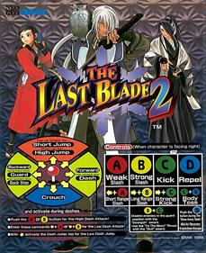 The Last Blade 2 - Arcade - Controls Information Image
