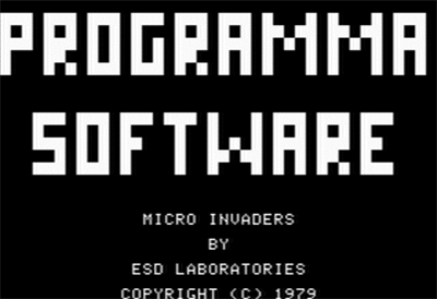 Micro Invaders - Screenshot - Game Title Image