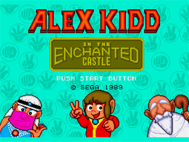 Alex Kidd in the Enchanted Castle - Screenshot - Game Title Image