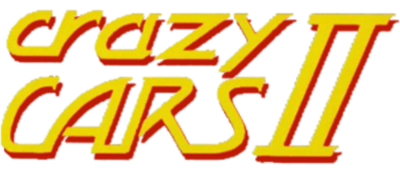 Crazy Cars II - Clear Logo Image