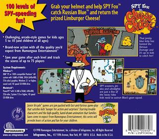 Spy Fox in Cheese Chase - Box - Back Image