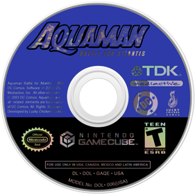 Aquaman: Battle for Atlantis - Disc Image