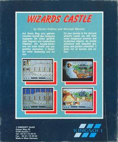 Wizards Castle - Box - Back Image