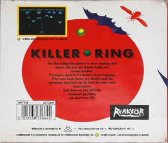 Killer Ring - Box - Back Image