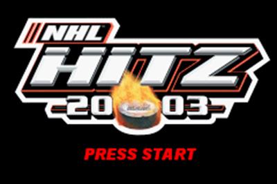 NHL Hitz 2003 - Screenshot - Game Title Image
