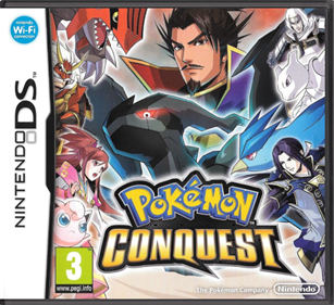 Pokémon Conquest - Box - Front - Reconstructed Image