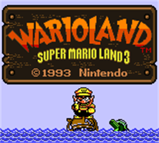Wario Land: Super Mario Land 3 DX - Screenshot - Game Title Image