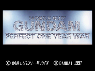 Mobile Suit Gundam: Perfect One Year War - Screenshot - Game Title Image