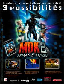 MDK 2: Armageddon - Advertisement Flyer - Front Image