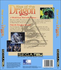 Rise of the Dragon - Box - Back - Reconstructed Image