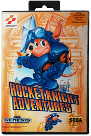 Rocket Knight Adventures - Box - Front - Reconstructed Image