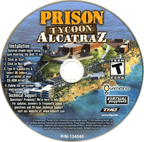 Prison Tycoon: Alcatraz - Disc Image