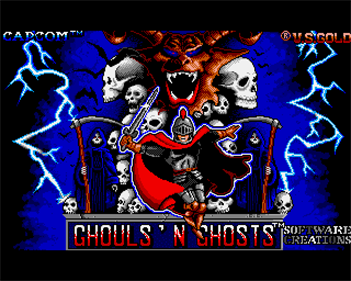 Ghouls 'n Ghosts - Screenshot - Game Title Image