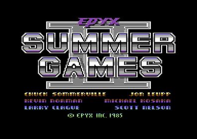 Epyx Games Collection - Screenshot - Game Title Image