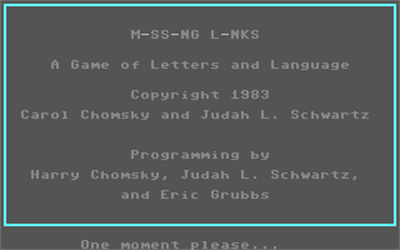 M-ss-ng L-nks - Screenshot - Game Title Image