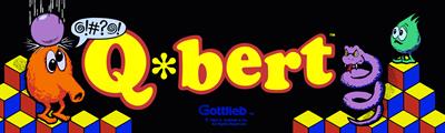 Q*bert - Arcade - Marquee Image