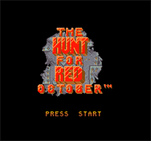 The Hunt for Red October - Screenshot - Game Title Image