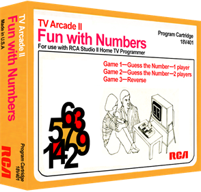 TV Arcade II: Fun with numbers - Box - 3D Image