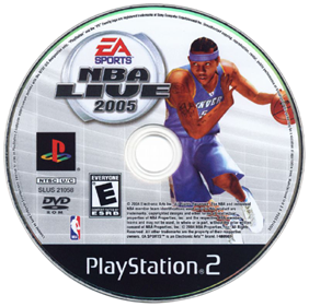 NBA Live 2005 - Disc Image
