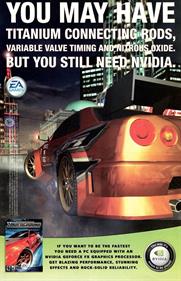 Need for Speed: Underground - Advertisement Flyer - Front Image