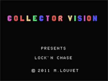 Lock'n Chase - Screenshot - Game Title Image