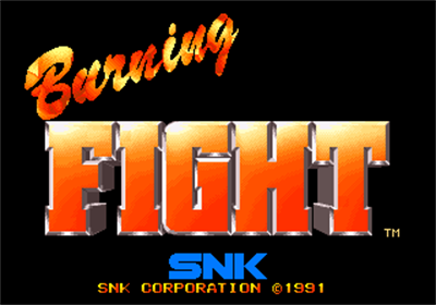 Burning Fight - Screenshot - Game Title Image