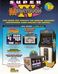 Super Megatouch IV - Advertisement Flyer - Front Image