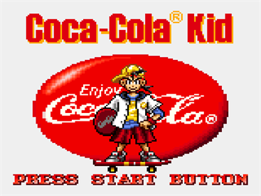 Sassou Shounen Eiyuuden: Coca Cola Kid - Screenshot - Game Title Image