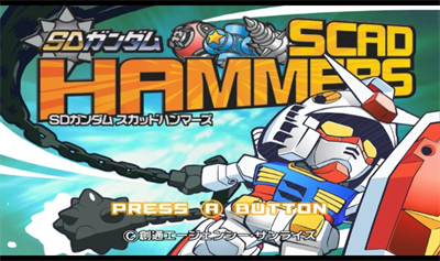 SD Gundam: Scad Hammers - Screenshot - Game Title Image
