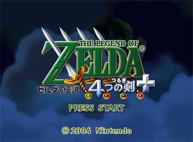 The Legend of Zelda: Four Swords Adventures - Screenshot - Game Title Image