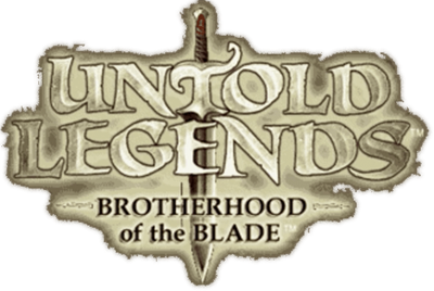 Untold Legends: Brotherhood of the Blade - Clear Logo Image
