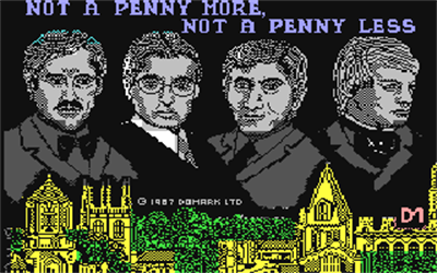 Jeffrey Archer: Not a Penny More, Not a Penny Less: The Computer Game - Screenshot - Game Title Image