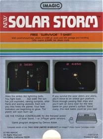 Solar Storm - Box - Back Image
