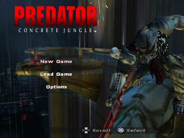 Predator: Concrete Jungle - Screenshot - Game Select Image