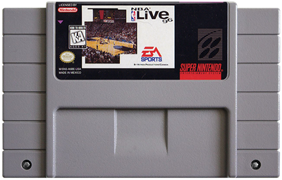 NBA Live 96 - Fanart - Cart - Front Image