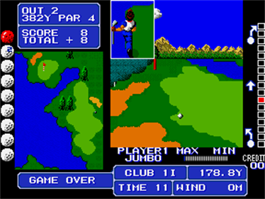 Fighting Golf - Screenshot - Game Over Image