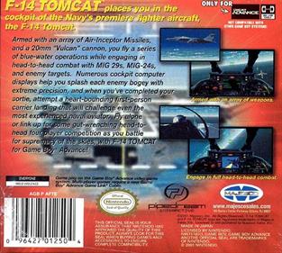 F-14 Tomcat - Box - Back Image